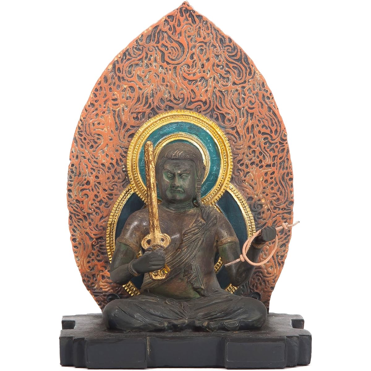 [Officially supervised by Toji Temple] Fudo Myoo (Fudo Myoo) miniature Buddha statue [Kukai 21 three-dimensional mandalas commemorating the 1200th anniversary of the founding of the Shingon sect]