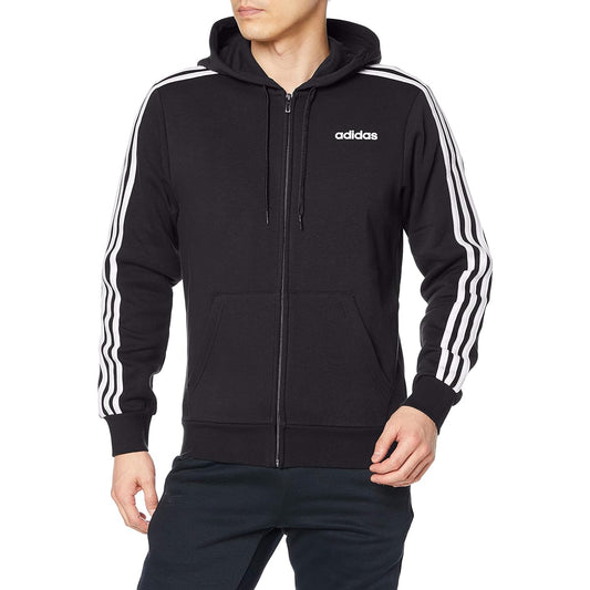 [Adidas] Sweat Hoodie Essentials 3 Stripes Full Zip Hoodie Men's