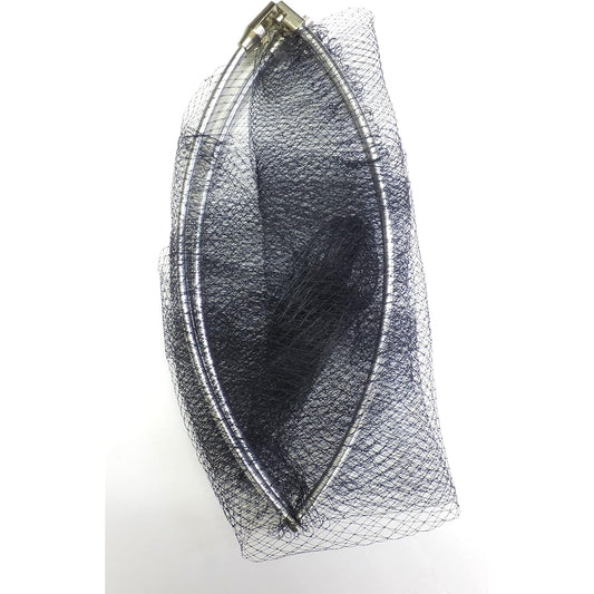 Japan Fishing Net Research Institute (Nihongyomoukenkyuujo) Ball net firefly squid net (black) with four-fold frame 7.5mm eyes 50cm length: fine