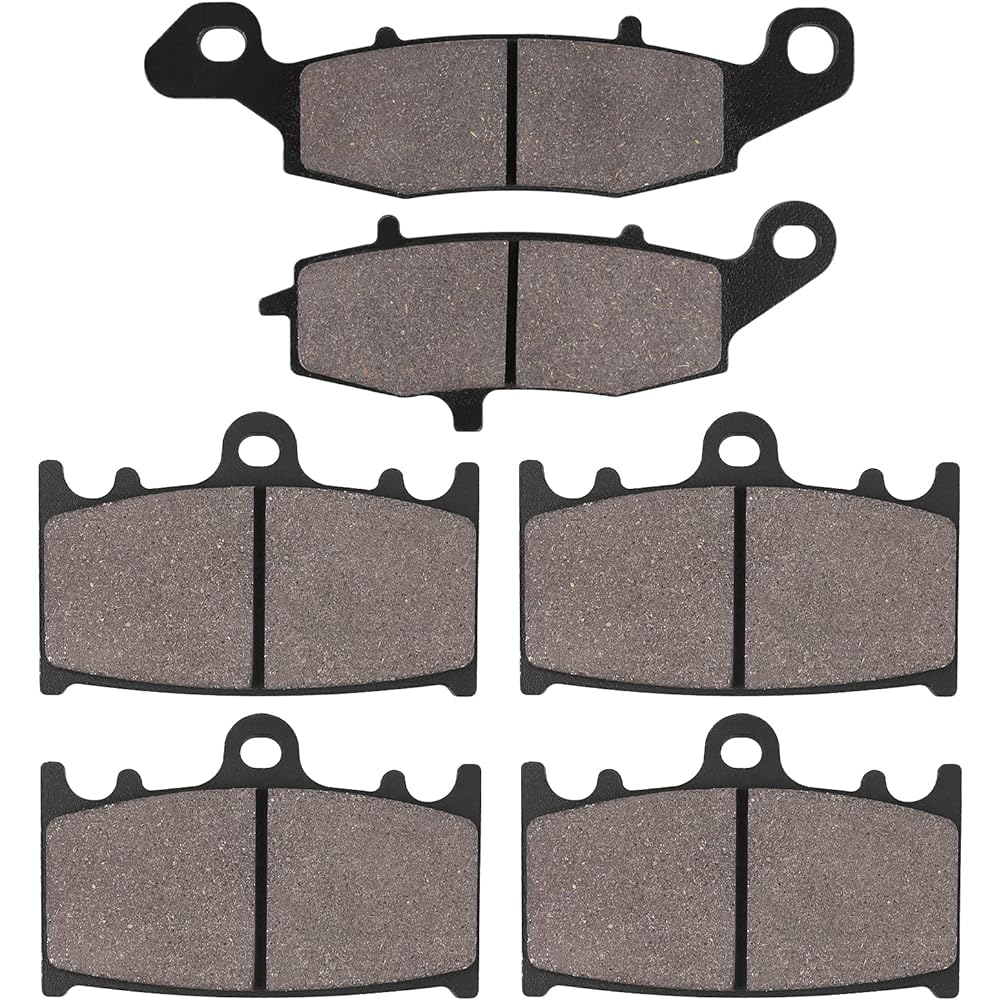 SOLLON Front and Rear Brake Pads for Kawasaki Vulcan 2000 VN2000 2004-2009 Vulcan VN2000 Classic 2006-2010 Vulcan 1700 VN1700 Voyager 2009-2020 Vulcan 1700 VN1700 Vaquero 2 011-2014