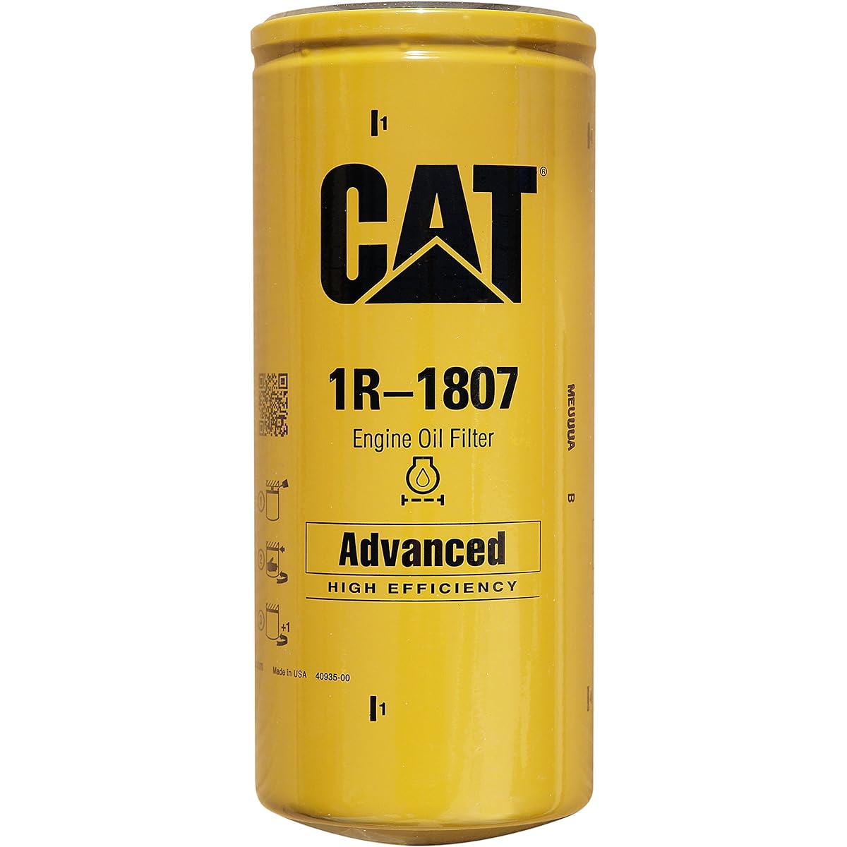 CATERPILLAR 1R-1807 Advanced Efficient Oil Filter (3 packs)