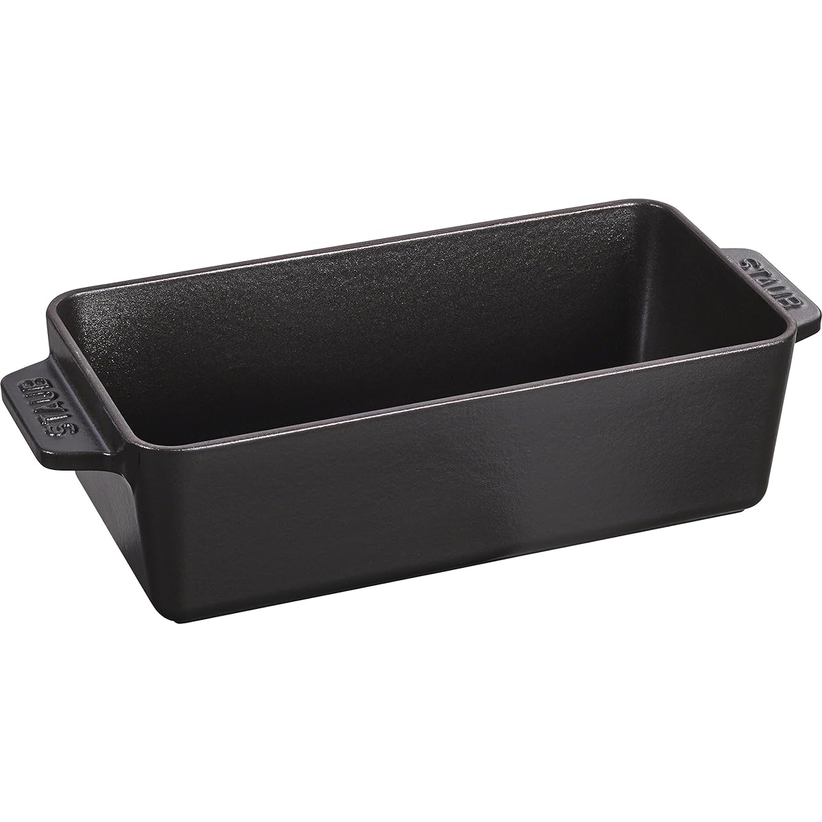 staub "Cake & Bread Pan (No Lid) Black 23cm x 11.5cm" Cake Mold Bread Mold Compatible with IH [Authorized Japanese Product] Specialty 40501-046
