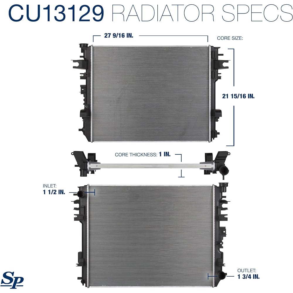 SPECTRA Premium Complete Radiator CU13129