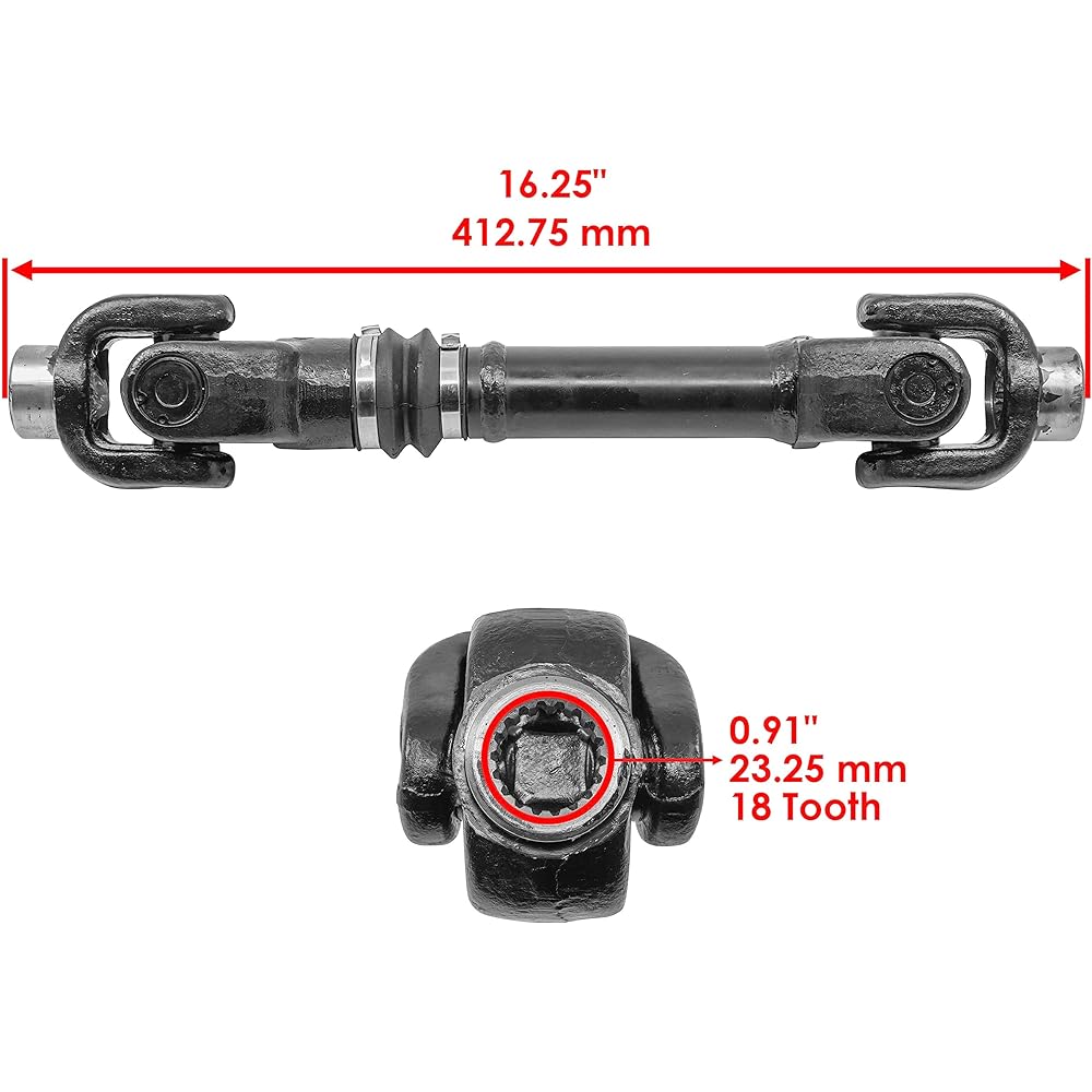 Caltric Rear Proper Drive Shaft CAN-AM Outlander 650 4X4 DPS XTP EFI 2013-2017