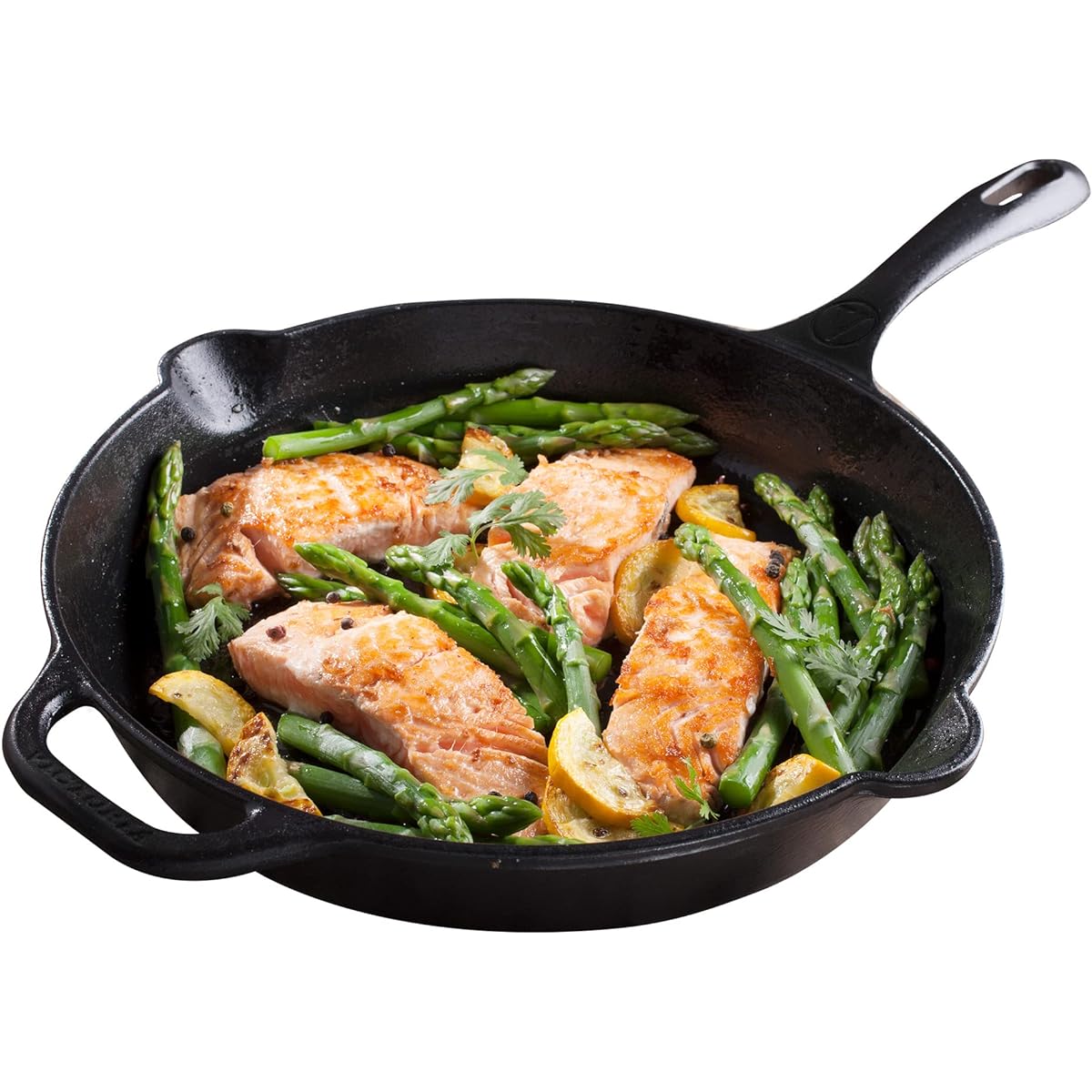 [Genuine Japanese Product] VICTORIA 12 Inch Skillet Frying Pan 30cm SKL212 Cast Iron Skillet Seasoned… (12 Inches)