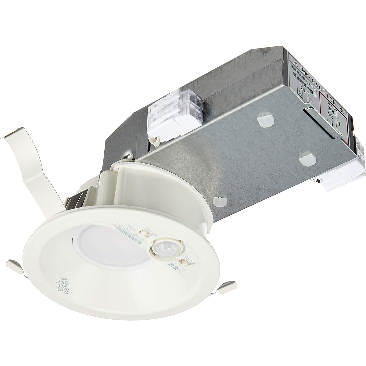 Koizumi Lighting Rainproof downlight with motion sensor (incandescent bulb 60W class) Fine White AD41934L