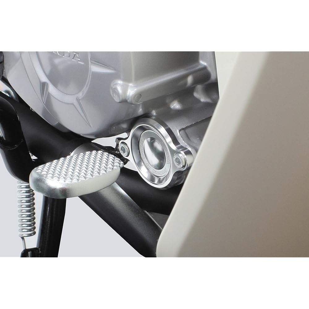 SP TAKEGAWA Oil Filter Cover Plain Type Silver Super Cub/Monkey 125/Dax 125 02-09-0007