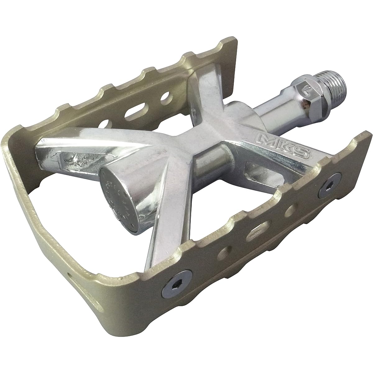 MKS (Mikashima Seisakusho) Bicycle Pedal ESPRIT Titanium Color