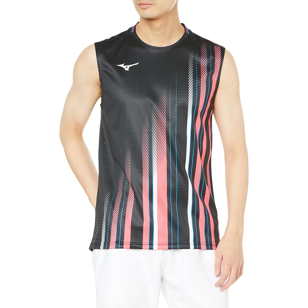[Mizuno] Tennis Wear Dry Aeroflow Game Shirt Sleeveless High Breathability Dynamotion Fit Badminton 62JA2520