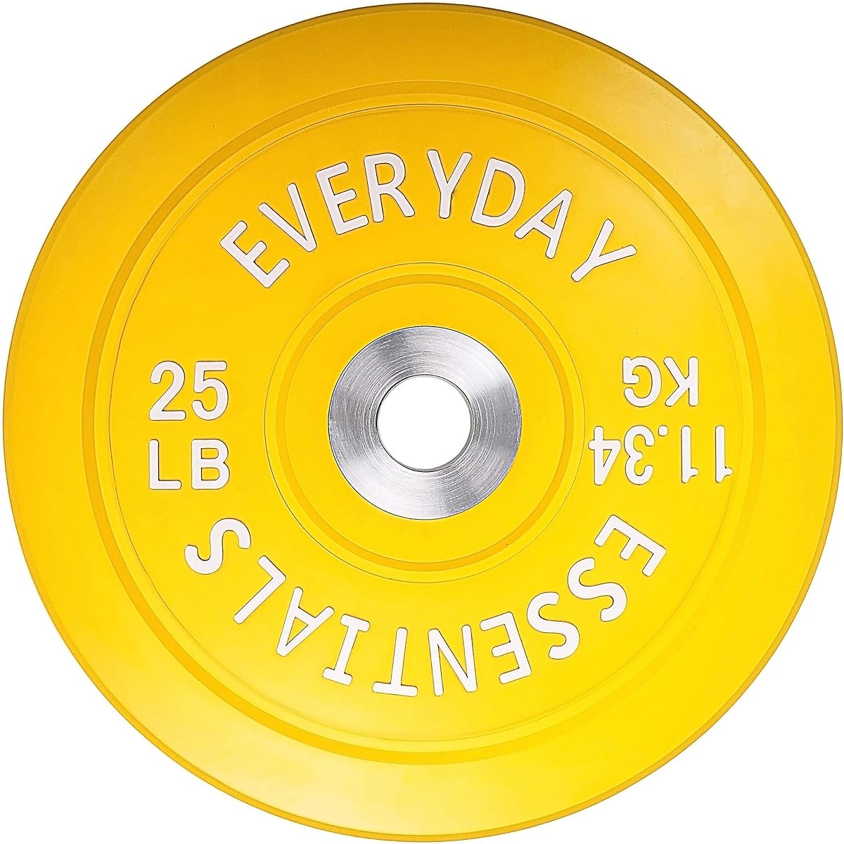 Everyday Essentials Color Code Olympic Bumper Plate Weight Plate W Steel Hub [Regular Japanese Import Product]