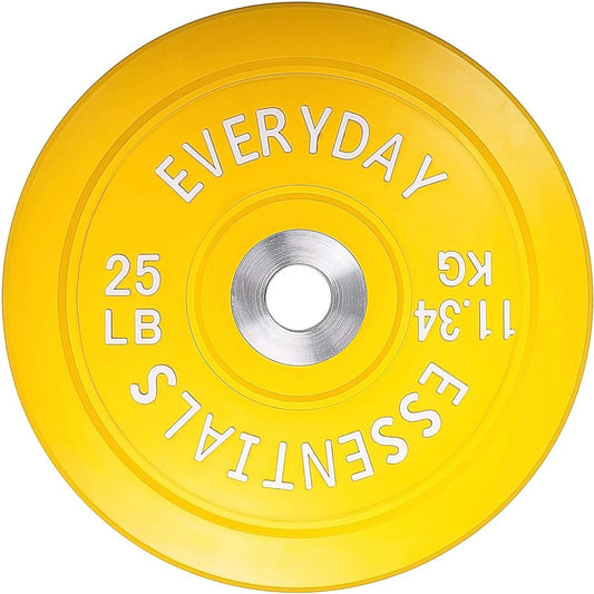 Everyday Essentials Color Code Olympic Bumper Plate Weight Plate W Steel Hub [Regular Japanese Import Product]