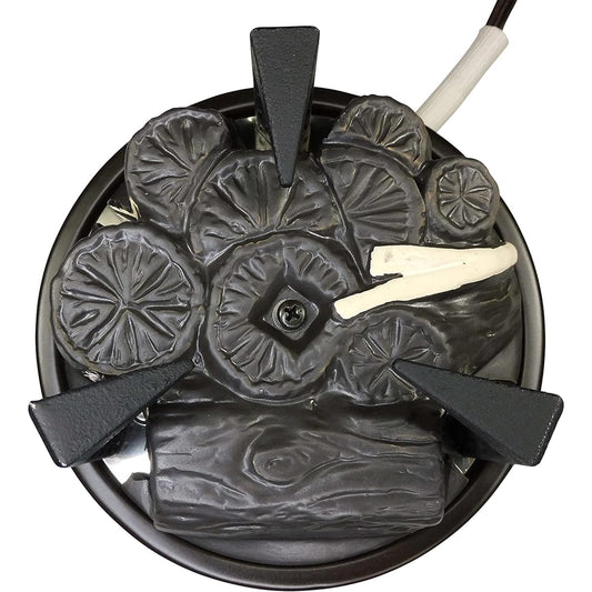 Yamaki Denki Tea Ceremony Utensils Far Infrared Heater with Front Cover Charcoal Type Electric Heater for Wind Furnace Electric Charcoal YU-001-C [For Urasenke] [Strong (500W) / Weak (200W) / Off] 3 Levels With Selection Switch Front Pottery Included