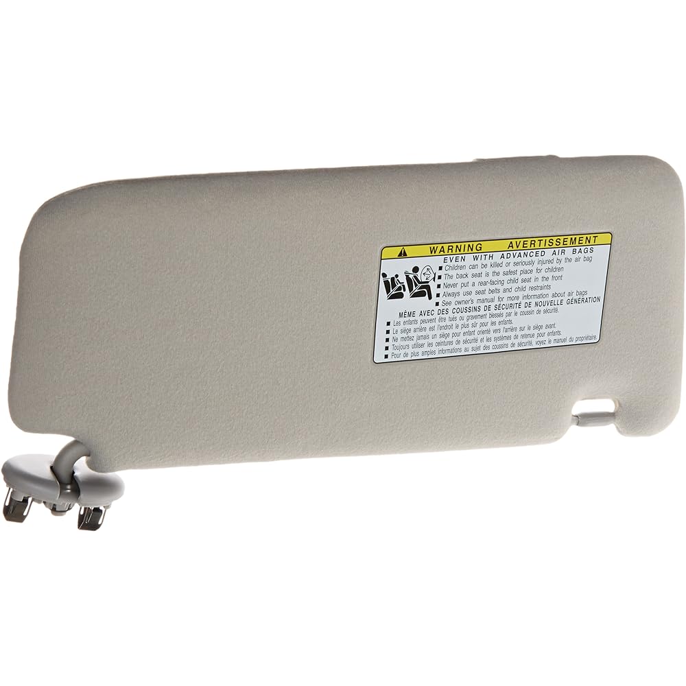 Toyota genuine sun visor assembly left handle car gray 74320-06780-B0