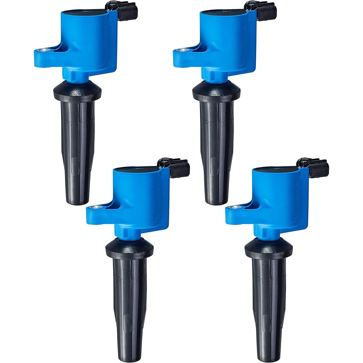 ENA Blue Ignition Coil Pack 4 Pieces Set Ford Mazda Mercury Escape Focus Trivation Mariner Transit Connect Fusion Ranger MKZ CMAX 2.0L 2.5L DOHC FD505 DG501 DG504 DG541 Exchange