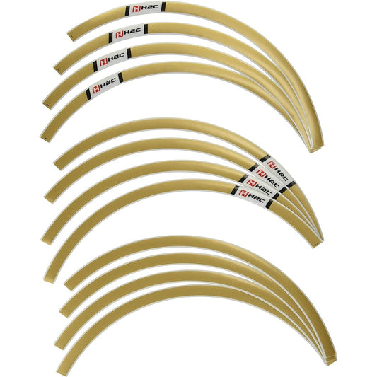 H2C Wheel Rim Sticker PVC Gold 12 inch GROM(16-17)/MSX125SF(16-17)