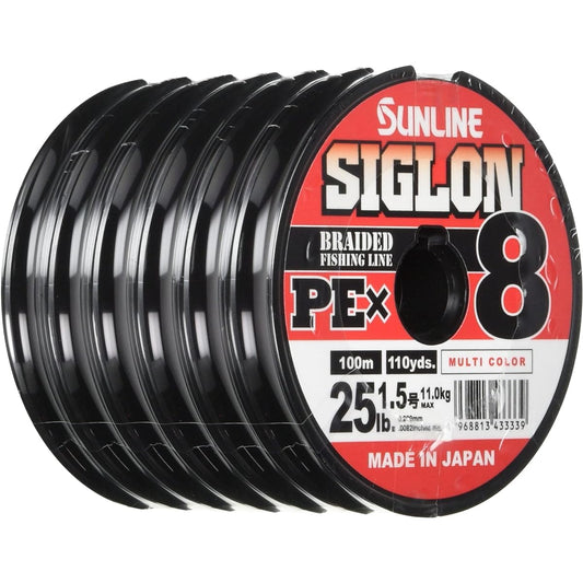 SUNLINE Sigron PE x8 Multicolor Spool Connection Type
