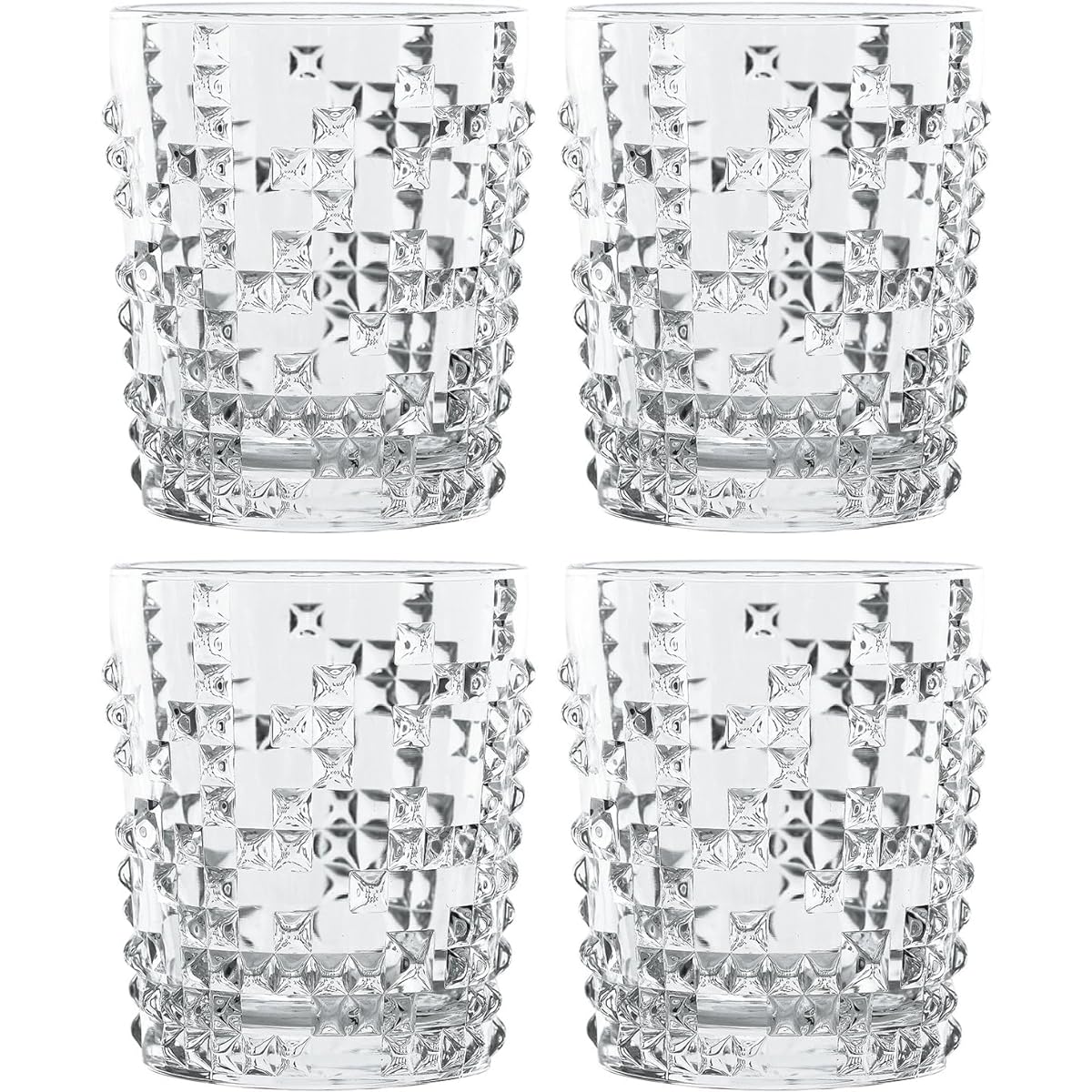 Nachtmann Tumbler Clear 348ml Punk Whiskey Tumbler 99503 4 pieces