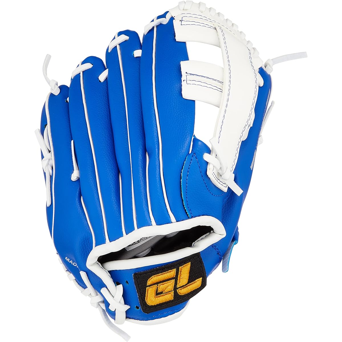 LEZAX Boys' (Middle to Upper Elementary School) Soft Baseball Gloves GUTS LEAGUE Right Throwing (Left Hand Worn) 10.5 Inches GLBM-5763 Blue
