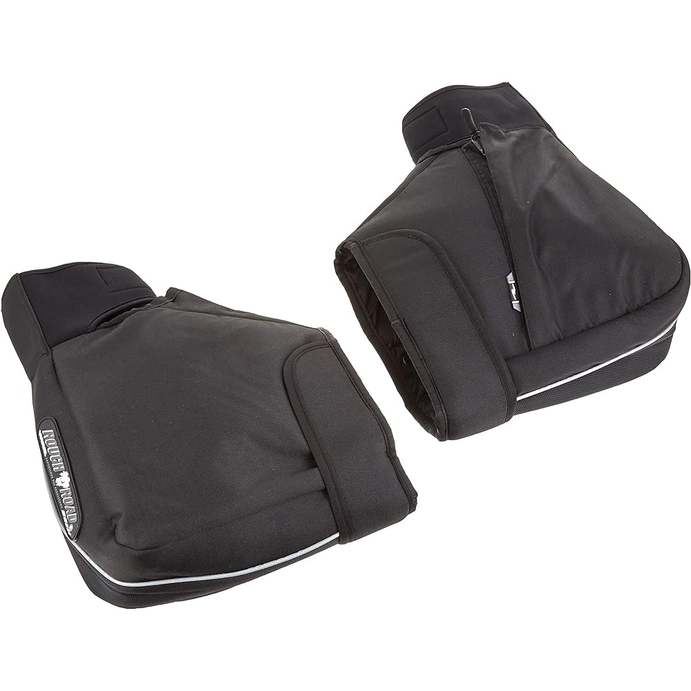 ROUGH&ROAD Motorcycle Handlebar Cover HOT Hand Warmer Black Free Size RR5927
