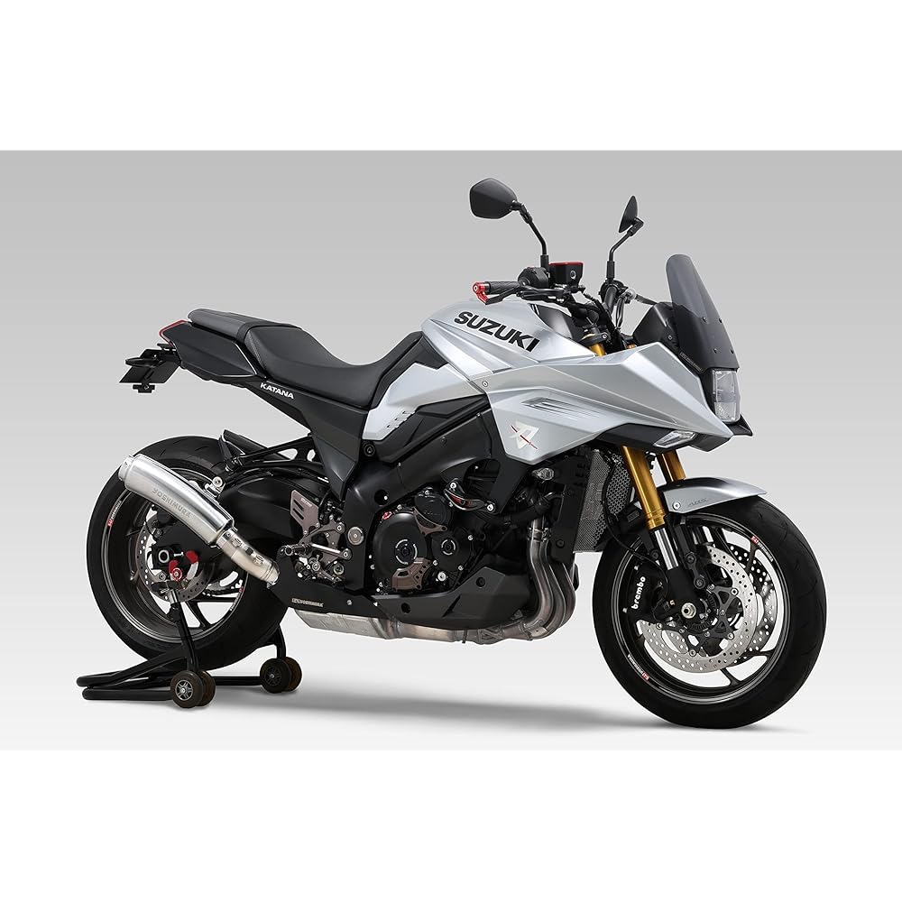YOSHIMURA Slip-on KATANA(22) Titanium B-77 Cyclone Government Certification (Heat Guard Included) YOSHIMURA 110-19C-8400 Aluminum