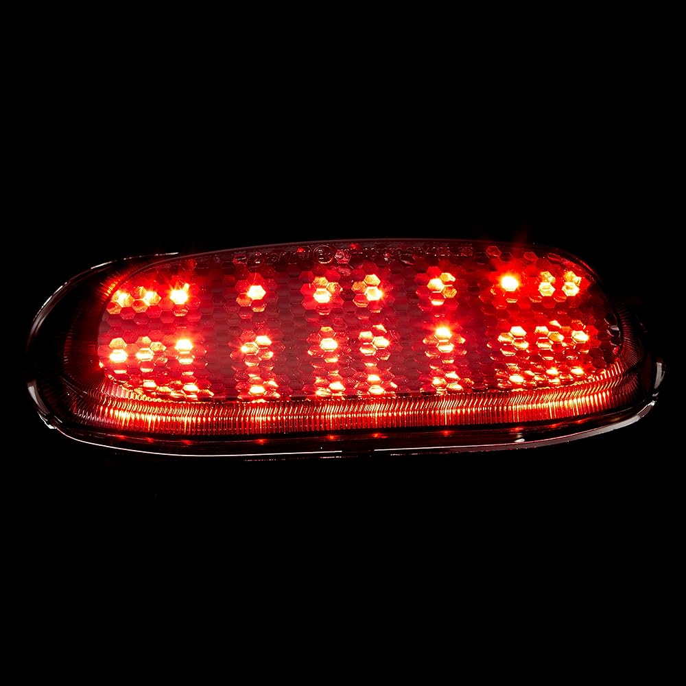 POSH Motorcycle Supplies LED Tail Lamp ZZR1100D('93-'01) /ZZR400N('93-'03) Smoke 039190-92