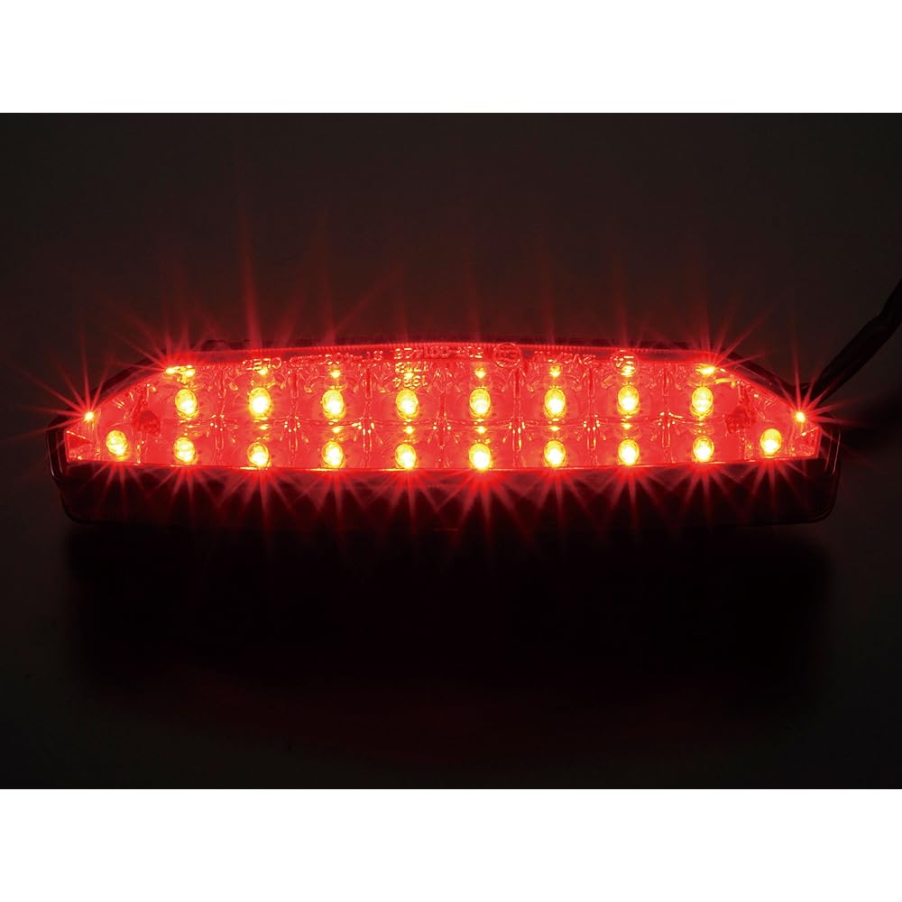 POSH Motorcycle Supplies LED Tail Lamp ZRX1200 DAEG Red 072090-90