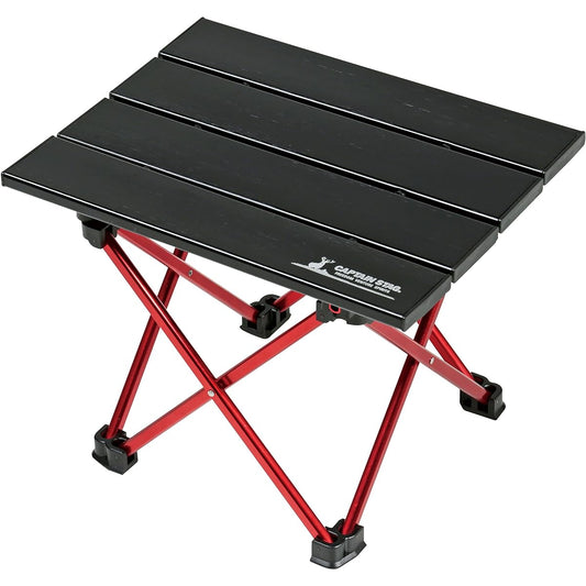 CAPTAIN STAG Table Aluminum Roll Table Mini Black with Case Trekker UC-530