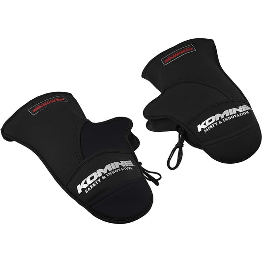 KOMINE Motorcycle Neoprene Warm Handle Cover Black Free AK-085 751