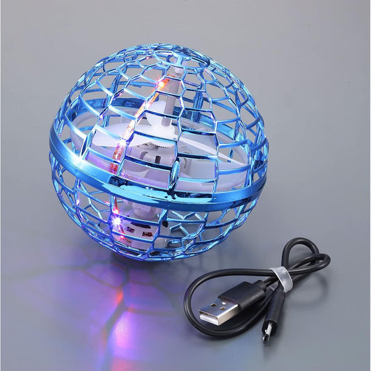 Kiyoraka FL-B01 Flying Ball "UFOb" Mini Drone Toy with LED Blue