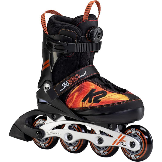 [Ketsu] Junior Inline Skates SK8 Hero Boa BOASK8 HERO BOA ALU Orange I21020030 1-5/19.5cm-23.0cm