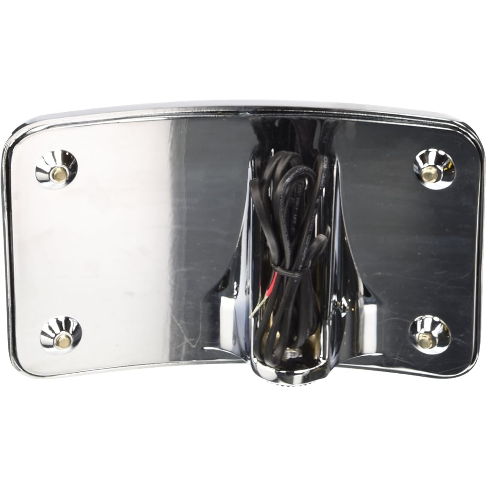 9251 Lighted Curved Vertical Side Mount Plate Clearkin [parallel import]