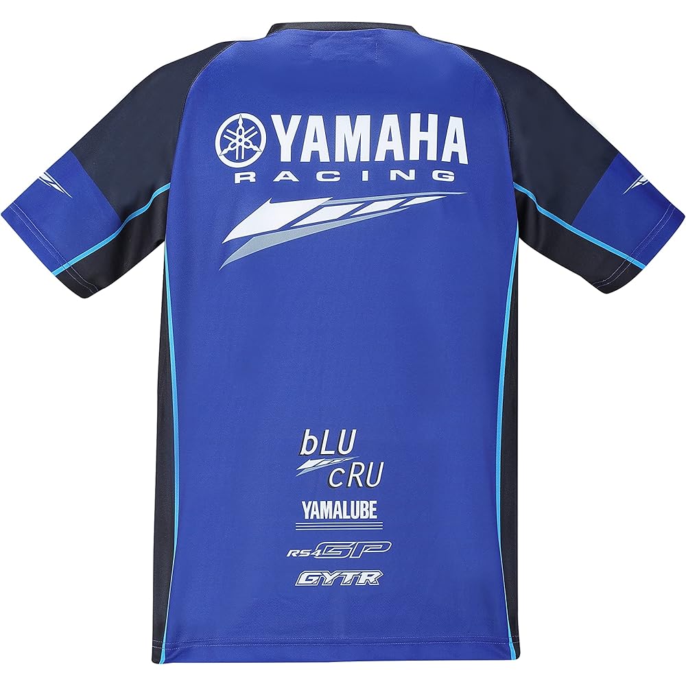 Yamaha YAMAHA RACING YRE34-SA T-shirt Blue S size 90792-Y151W Watching the race