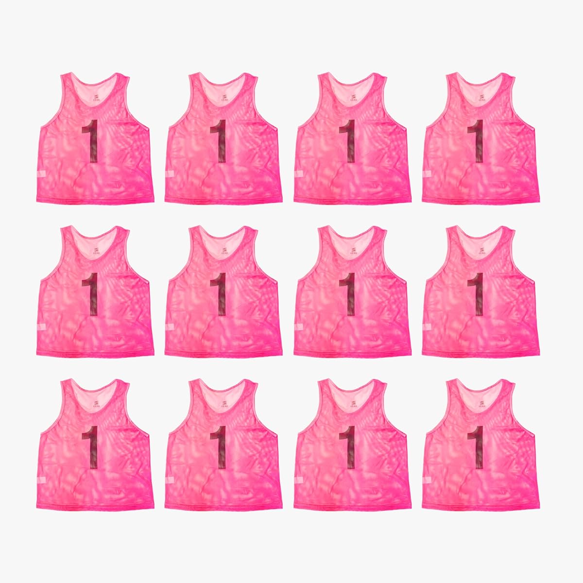 [StAn] Bibs for children and adults, 9 colors available, 6 pieces/12 pieces set, S/M/L bib, mesh, soccer, basketball, futsal, school, event, municipality, athletic meet, storage bag included