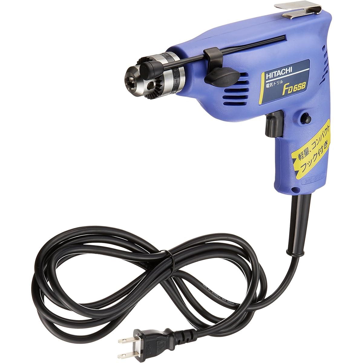 HiKOKI Electric Drill Ironwork 6.5mm/Woodworking 13mm AC100V 240W FD6SB
