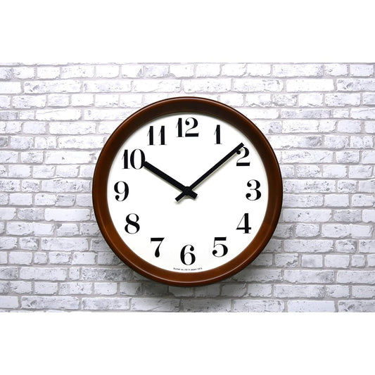 Made in Japan Santeru Radio Controlled Clock Brown SR13BU