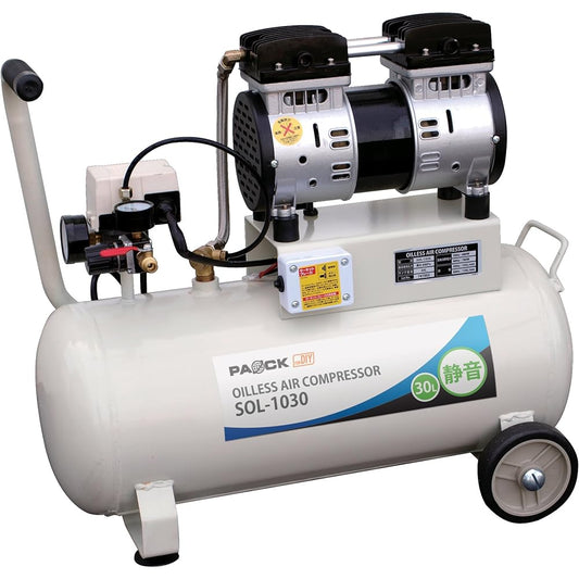 PAOCK Silent Oil-less Air Compressor SOL-1030 30L