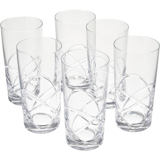 Adelia Glass Clear 310ml Dishwasher Safe Crystal Glass Bohemia Pretene Tumbler 10 6 Holders J-4082