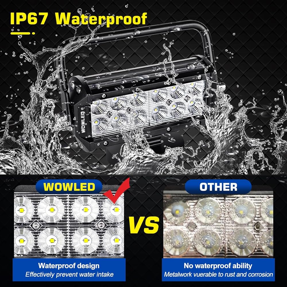 WF 36W LED Work Light Magnetic Base Mount Portable LED Light Flood for Car SUV Boat Bar Jeep Driving Lamp Fog Lights