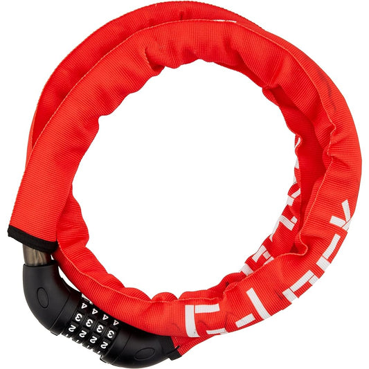 Yamashiro G-LOCK Bike Lock Steel Link Lock Dial Type 1200mm Red YGD1200/RD