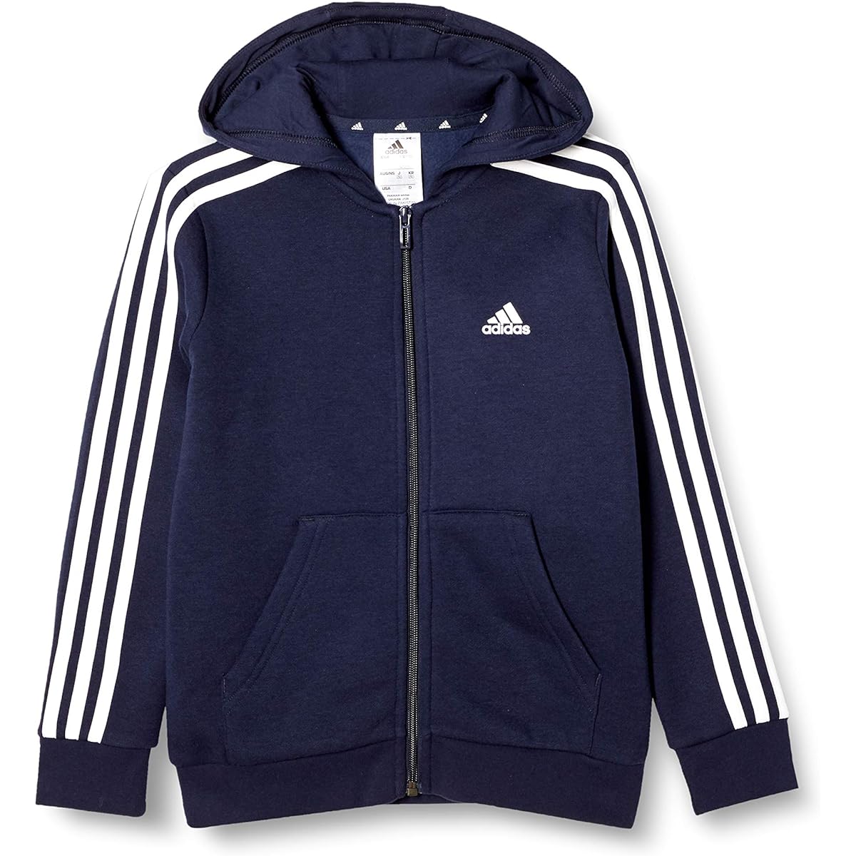 [Adidas] Sweatshirt Kids Essentials 3 Stripes Parka BG156
