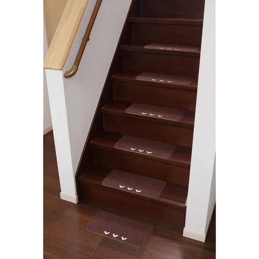 Watanabe Industries Luminous Stair Pita Mat, Pack of 15, Brown TK-BR-4522