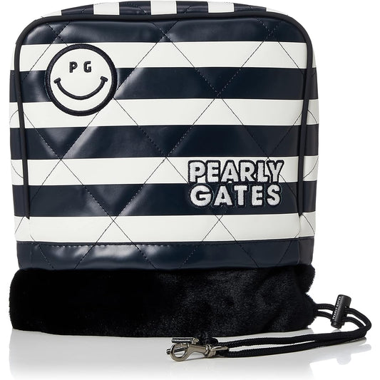 [Pearly Gates] Iron Cover [Fine Border Quilting] / Golf IC / 053-3184104 031_White x Navy