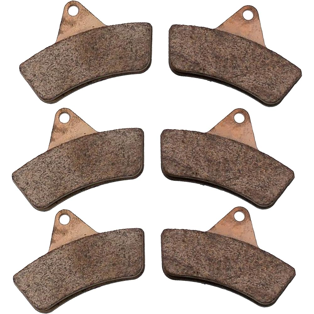 Race Driven OEM Replacement Front & Rear Brake Pads for Arctic Cat 250 300 375 400 500 Bear Cat 454 2X4 4X4