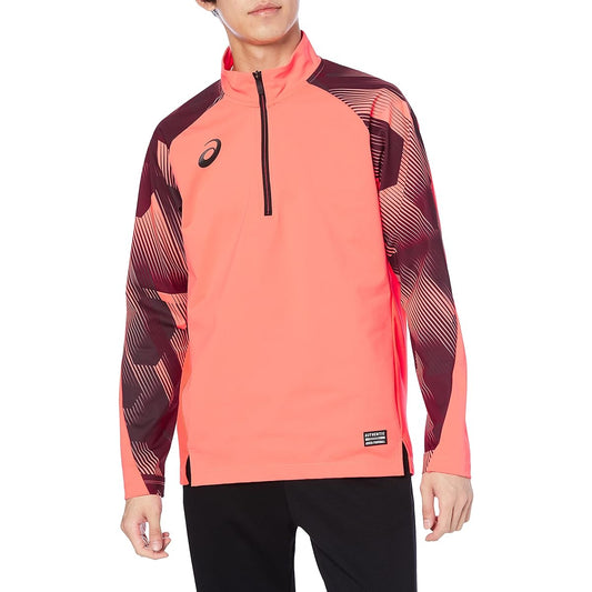 [ASICS] Soccer Wear Wind Barrier Half Zip Top 2101A145 Men's