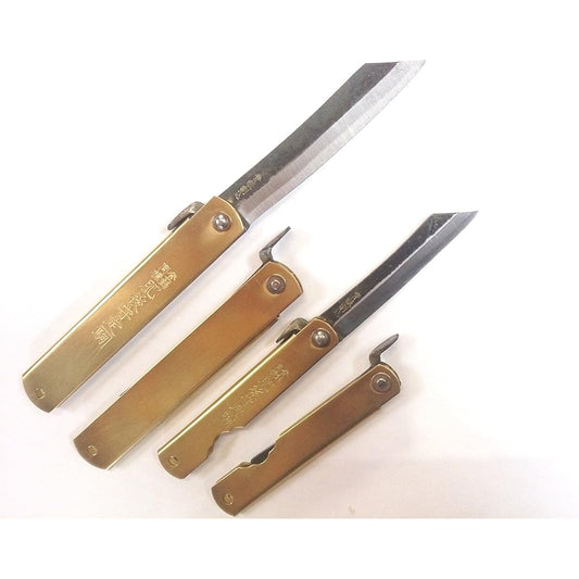 (Extra large, fire-forged black back + 0.2mm thick, fired stainless steel chrysanthemum washer) Higo Morisada Japanese-style knife folding Aogami Warikomi