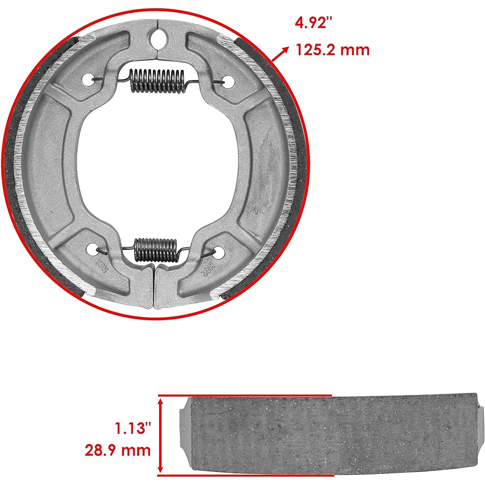 Caltric rear brake shoes Yamaha 230 TTR230 TTR230 TT-R230 2005-2014
