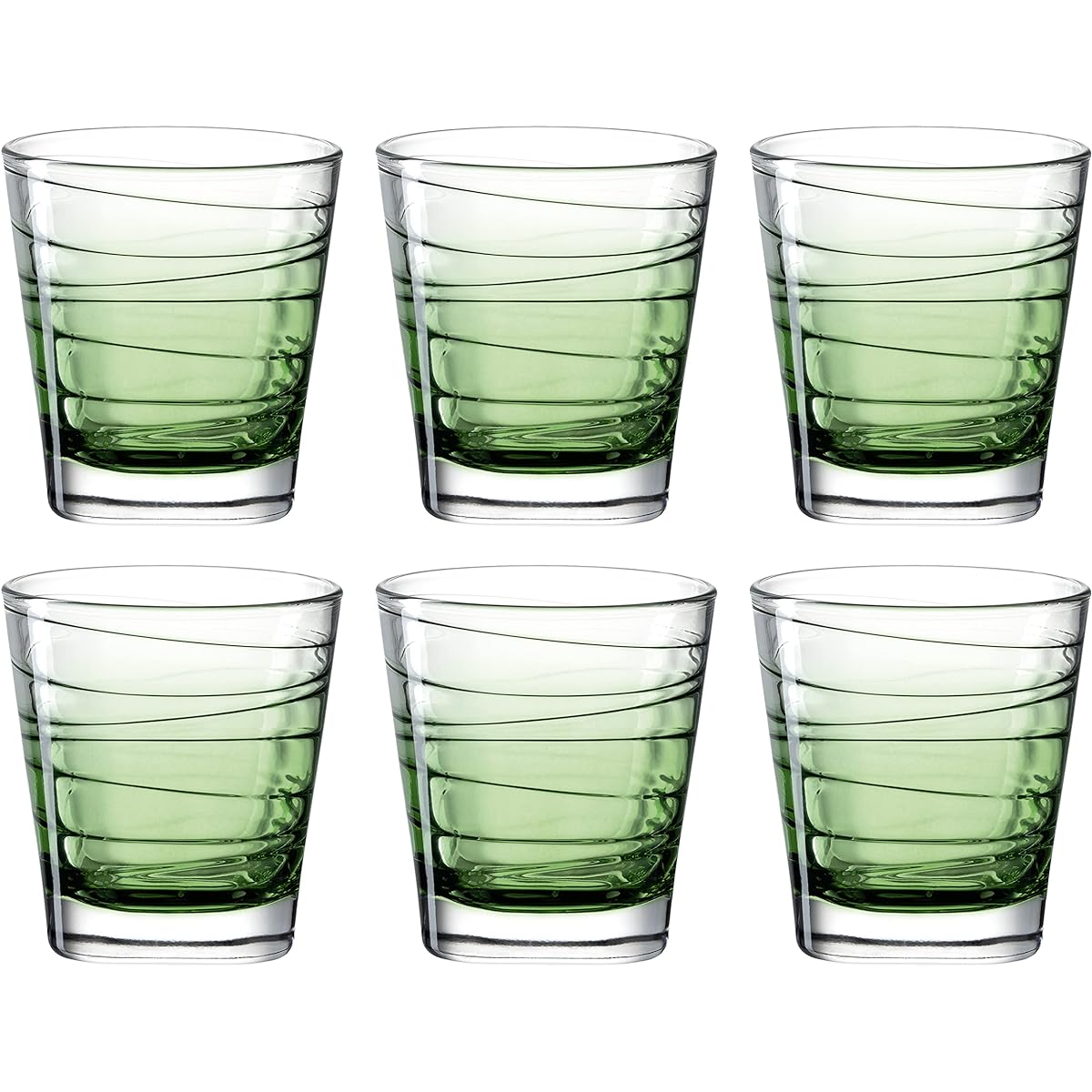 LEONARD tumbler set of 6 green 250ml Vario 026840