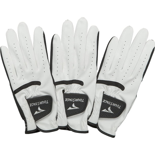 BRIDGESTONE Practice Golf Glove Set of 3 Men's (TOURSTAGE GLTS1T WK)