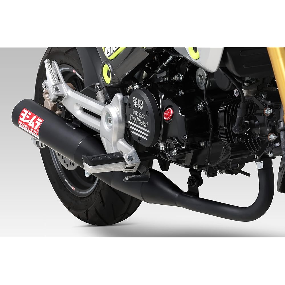 YOSHIMURA Full Exhaust GROM(21) Straight 762 Cyclone Government Certified Machine Bent Black Paint YOSHIMURA 110A-43G-6660