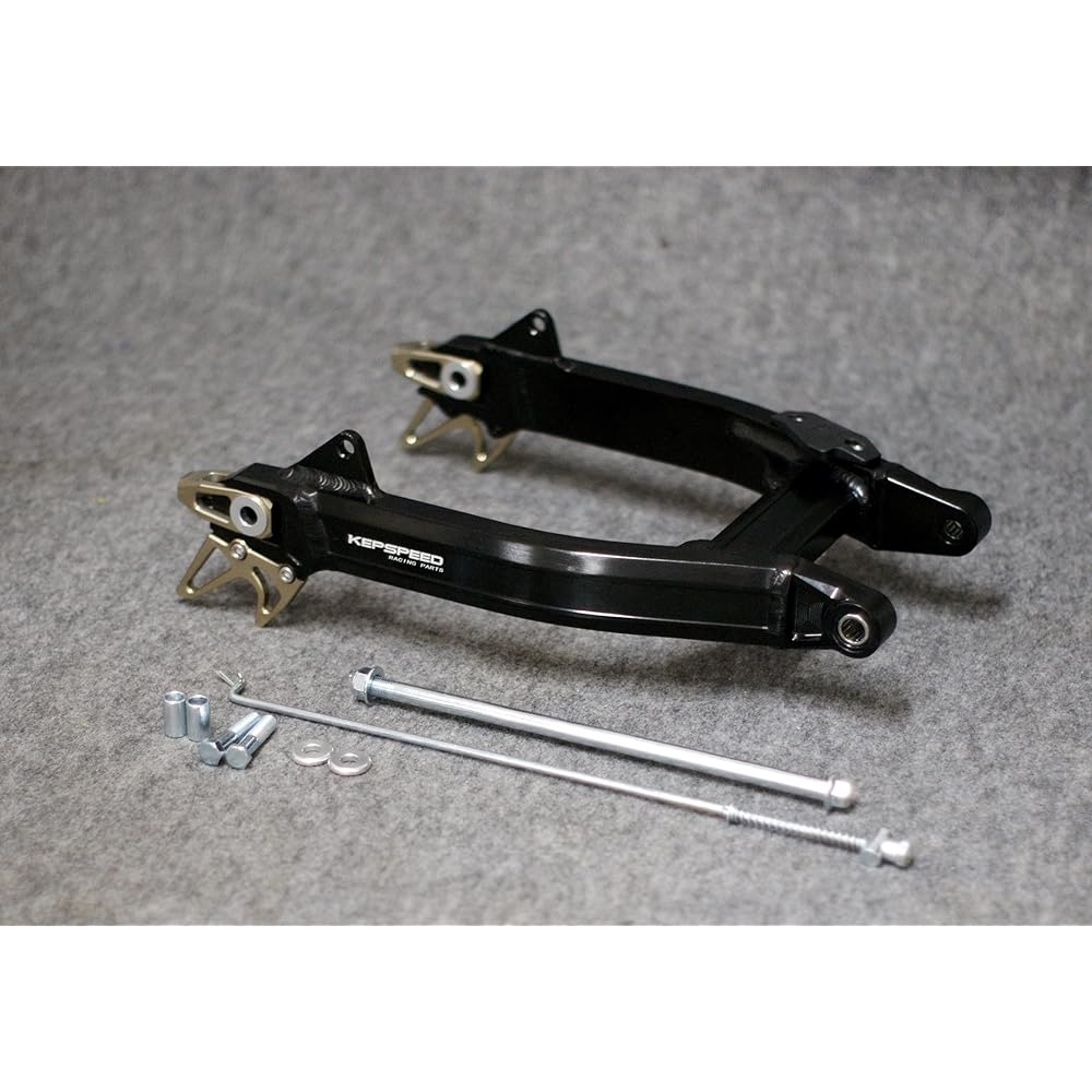 Made by KEPSPEED [Compatible with 5.5J] Wide swing arm for Monkey 50 Black anodized type WGF+12cm Kepspeed